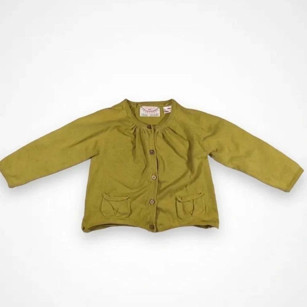 Zara Knitwear Olive Green Sweater